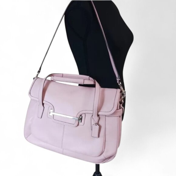 Coach Taylor Marin Tote – Light Baby Pink Pebbled Leather - Picture 9 of 14